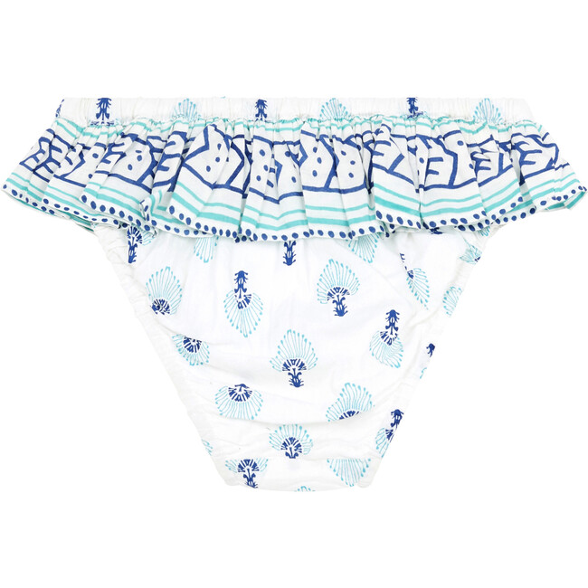 Zanzibar Baby Swim Bottoms, Aqua - One Pieces - 3