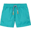 Capri Short, Green - Swim Trunks - 1 - thumbnail