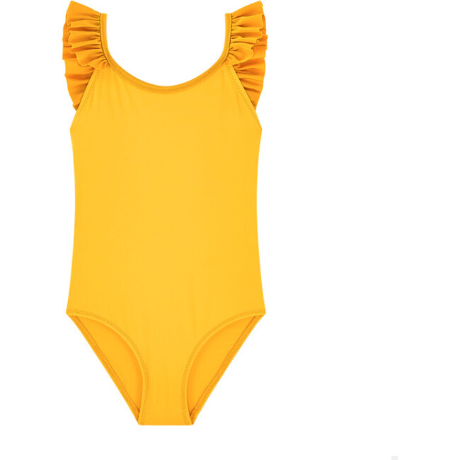 Bora Bora One Piece Swimsuit, Yellow - One Pieces - 1