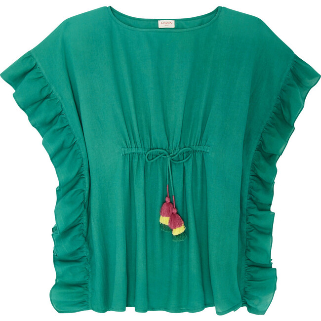 Lea Poncho, Green - Cover-Ups - 1