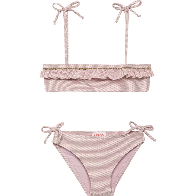 Bali Two Piece Bikini, Light Pink - Two Pieces - 1