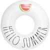 32" Junior Ring Float, Hello Summer. - Pool Floats - 1 - thumbnail