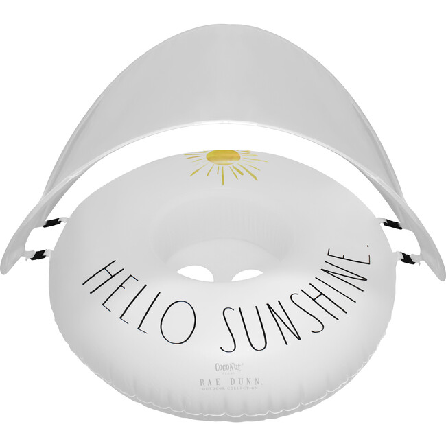 Toddler Float with Canopy, Hello Sunshine. - Pool Floats - 1
