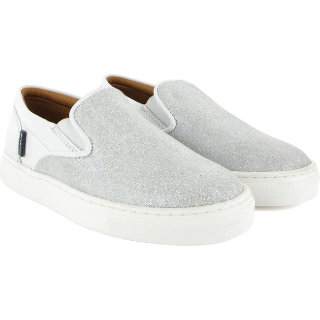 Slip On Sneaker, White Leather - Sneakers - 2