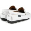 Penny Moccasins in Smooth Leather, White - Loafers - 4