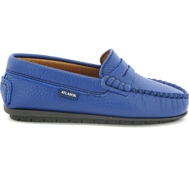 Penny Moccasins in Grainy Leather, Submarine