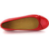 Patent Leather Ballerina, Red - Flats - 3