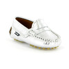 Baby Penny Moccasins in Metallic Leather, Silver - Loafers - 2