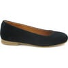 Suede Ballerinas, Blue - Flats - 1 - thumbnail