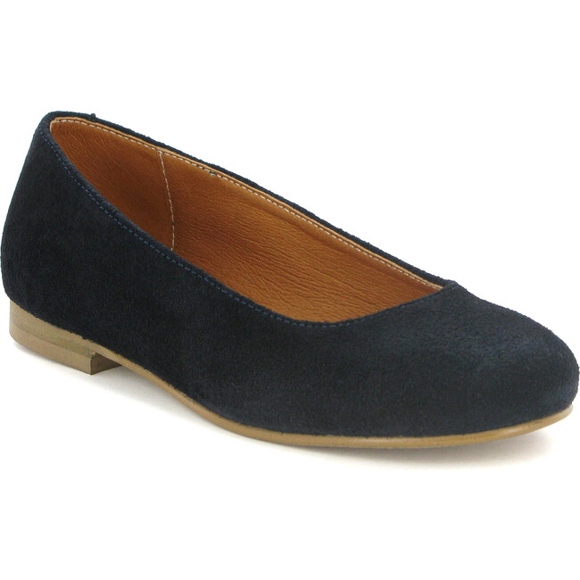 Suede Ballerinas, Blue - Flats - 6