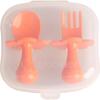Ergonomic Utensils with Travel Case, Orange - Food Storage - 2