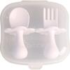 Ergonomic Utensils with Travel Case, White - Food Storage - 3