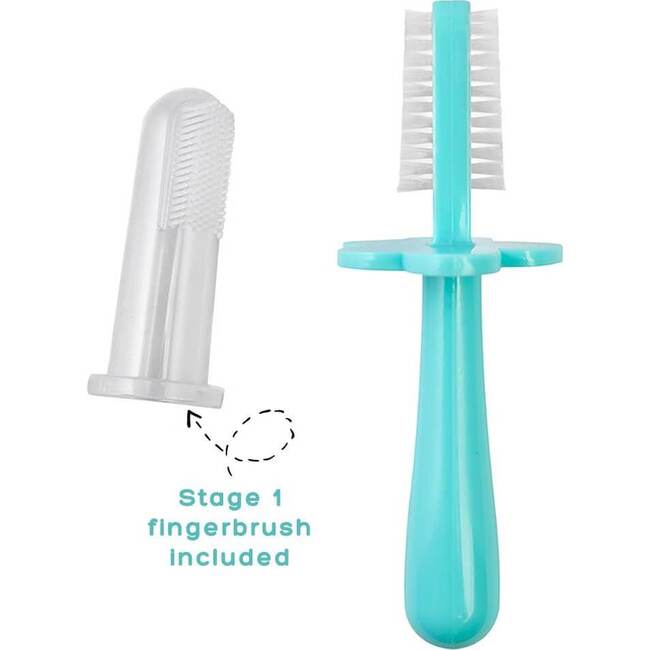 Double Sided Toothbrush, Teal