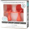 Ergonomic Utensils with Travel Case, Orange - Food Storage - 4