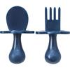 Ergonomic Utensils with Travel Case, Navy - Tableware - 1 - thumbnail
