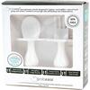 Ergonomic Utensils with Travel Case, White - Food Storage - 5