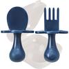 Ergonomic Utensils with Travel Case, Navy - Tableware - 2
