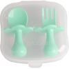 Ergonomic Utensils with Travel Case, Mint - Food Storage - 3