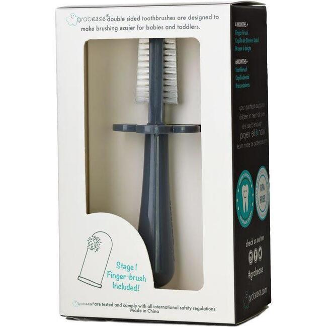 Double Sided Toothbrush, Gray - Dental Hygiene - 6