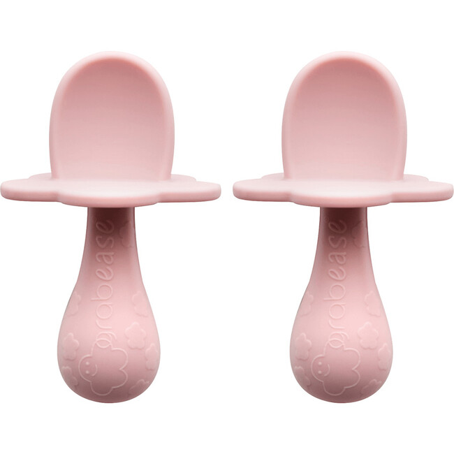 Double Silicone Spoons, Blush - Food Storage - 1