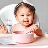 Silicone Suction Bowl, Blush - Food Storage - 3