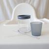 Spoutless Sippy & Straw Convertible Cup Set, Gray - Sippy Cups - 5 - thumbnail