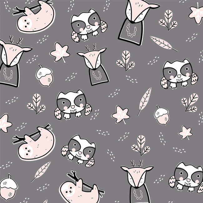 All Over Bib, Gray - Bibs - 3