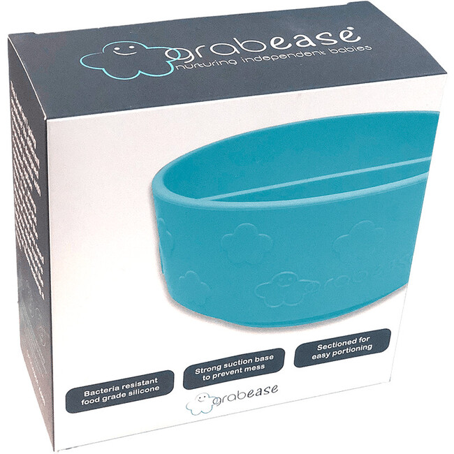 Silicone Suction Bowl, Teal