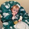 All Over Bib Forest, Green - Bibs - 2