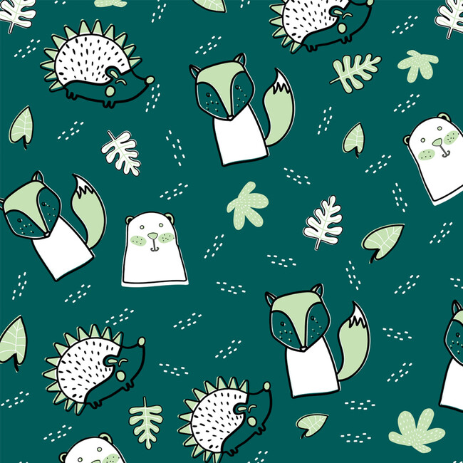 All Over Bib Forest, Green - Bibs - 3