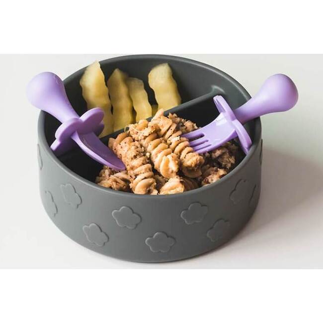 Silicone Suction Bowl, Gray - Food Storage - 5