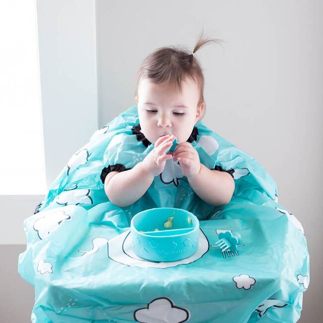 Silicone Suction Bowl, Teal - Food Storage - 5