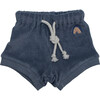 Reverse Terry Short, Azul - Shorts - 1 - thumbnail