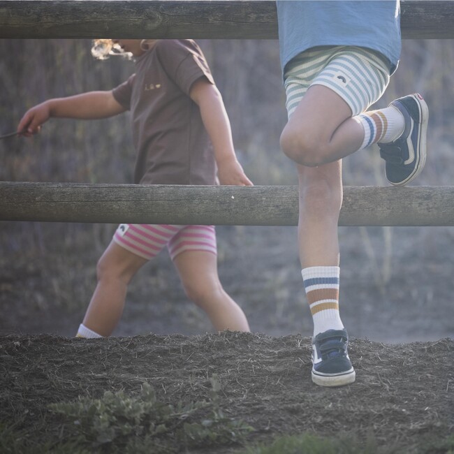 Cycle Short, Pink Stripes - Shorts - 3
