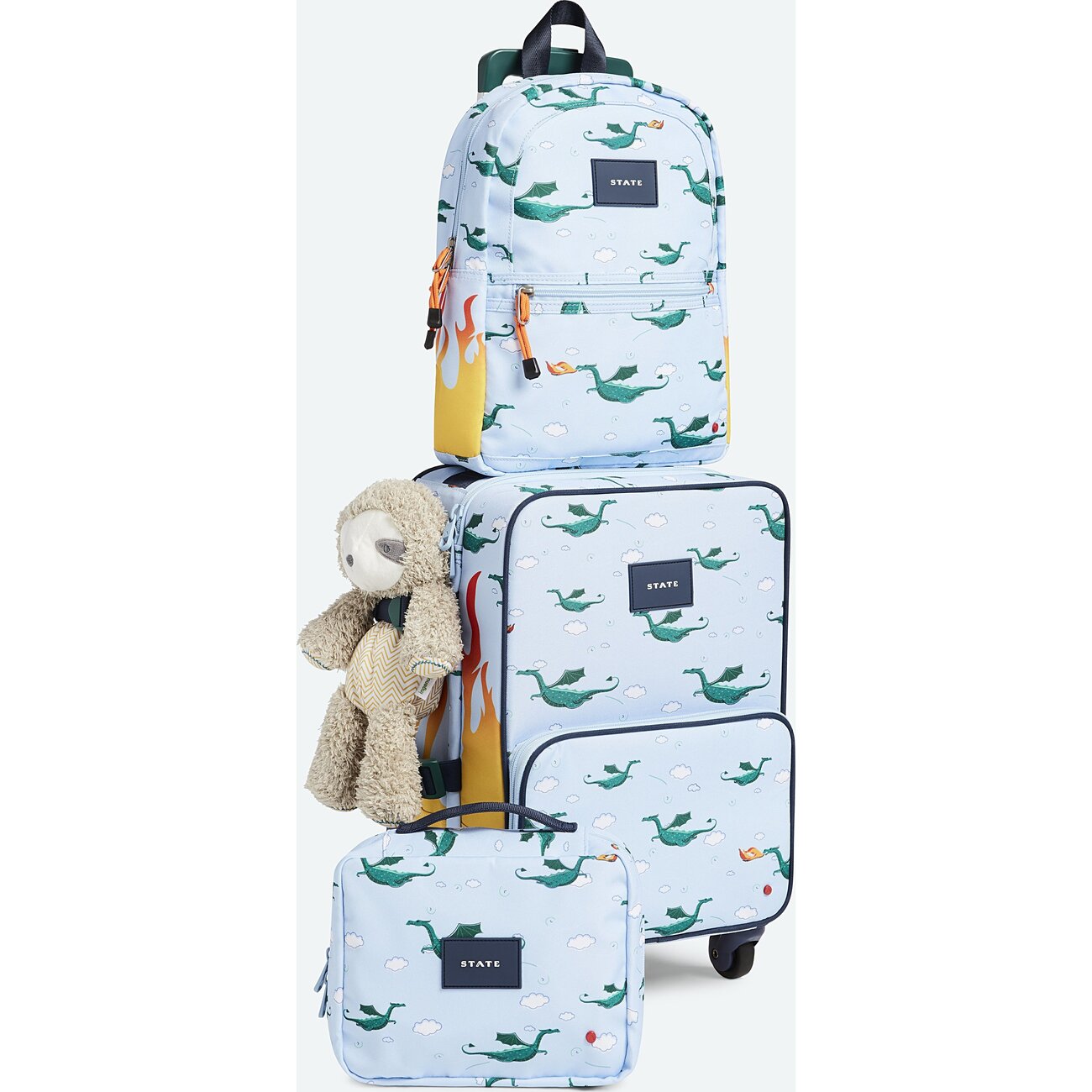 State Bags Mini Logan Suitcase - Airplanes