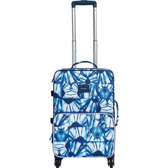 Logan Suitcase, Indigo Patchwork