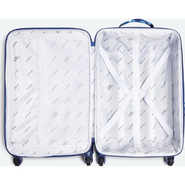 Logan Suitcase, Indigo Patchwork - Luggage - 4