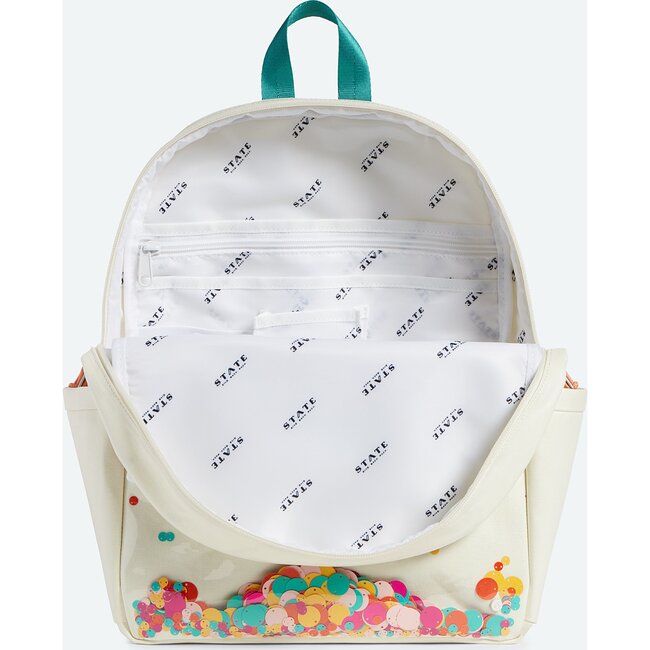 Kane Kids Backpack, Rainbow Sequins - Backpacks - 3