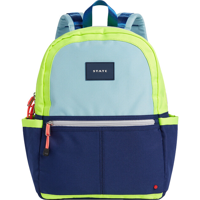 Kane Kids Backpack, Navy and Neon