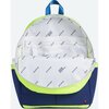Kane Kids Backpack, Navy and Neon - Backpacks - 2
