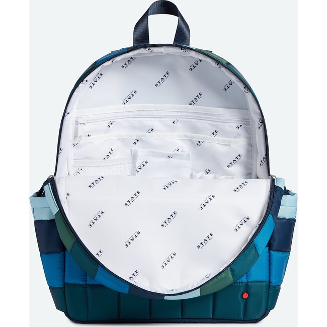 Kane Kids Backpack, Blue Puffer - Backpacks - 3