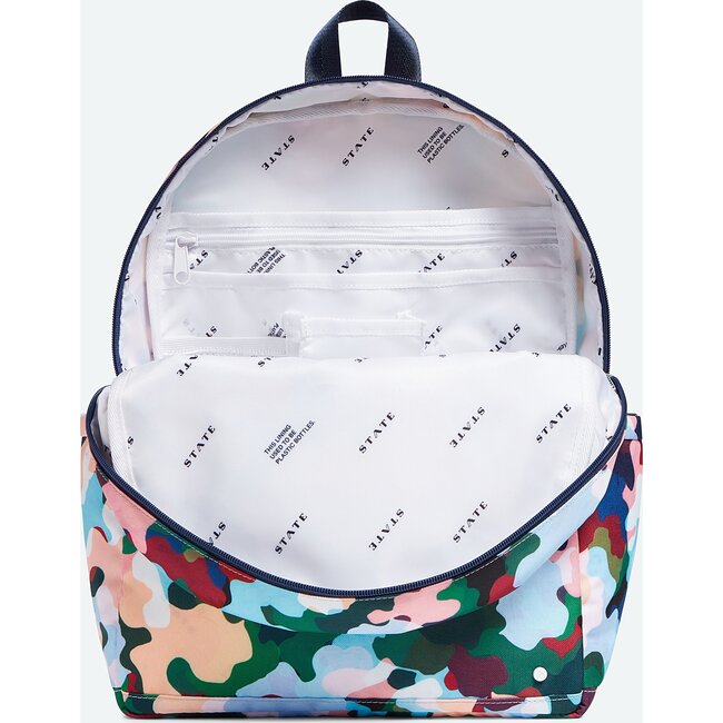 Kane Kids Backpack, Coral Camo Multi - Backpacks - 3