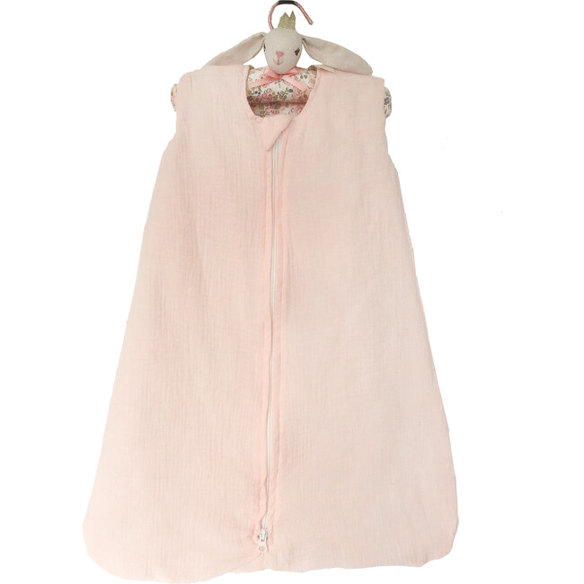 Sleep Sack with Bunny Padded Hanger, Blush - Nightgowns - 1
