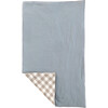 Double Sided Play Mat, Blue Gingham - Playmats - 2