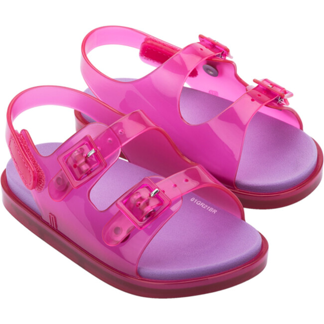 Wide Sandal, BB Pink & Lilac - Sandals - 1