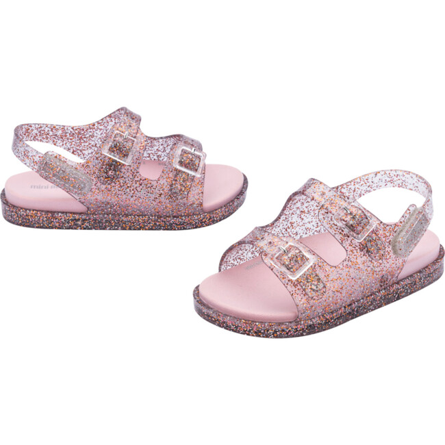 Wide Sandal, BB Pink Glitter - Sandals - 4