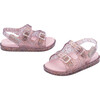 Wide Sandal, BB Pink Glitter - Sandals - 4 - thumbnail