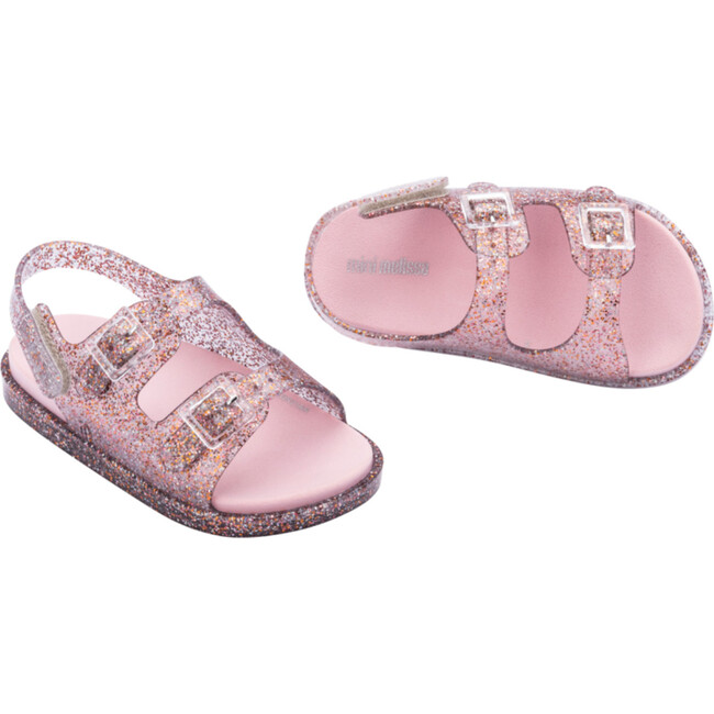 Wide Sandal, BB Pink Glitter - Sandals - 5