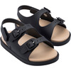 Wide Sandal, BB Black & Beige - Sandals - 1 - thumbnail