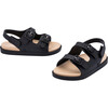 Wide Sandal, BB Black & Beige - Sandals - 5